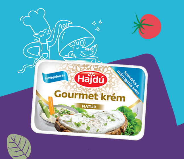 Hajdú Gourmet krém - Natúr