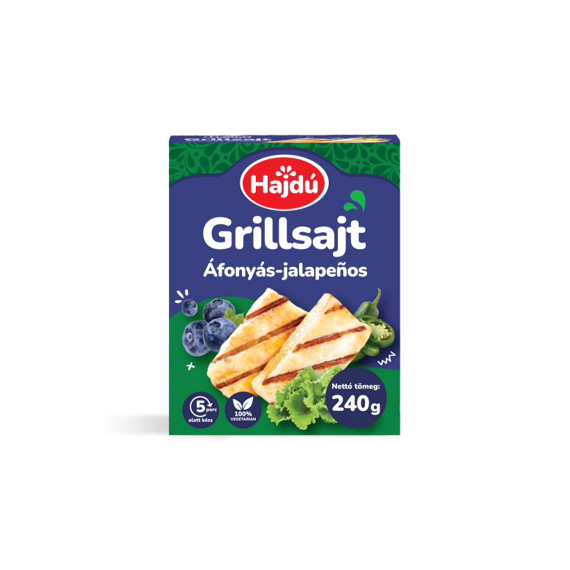 Áfonyás-jalapeños grillsajt