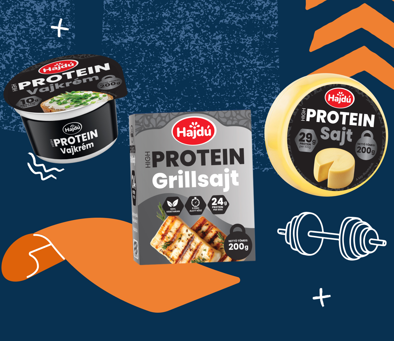 Hajdú High Protein termékek