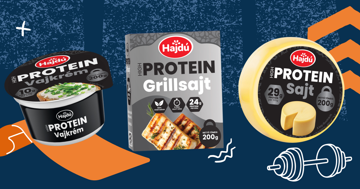 Hajdú High Protein termékek
