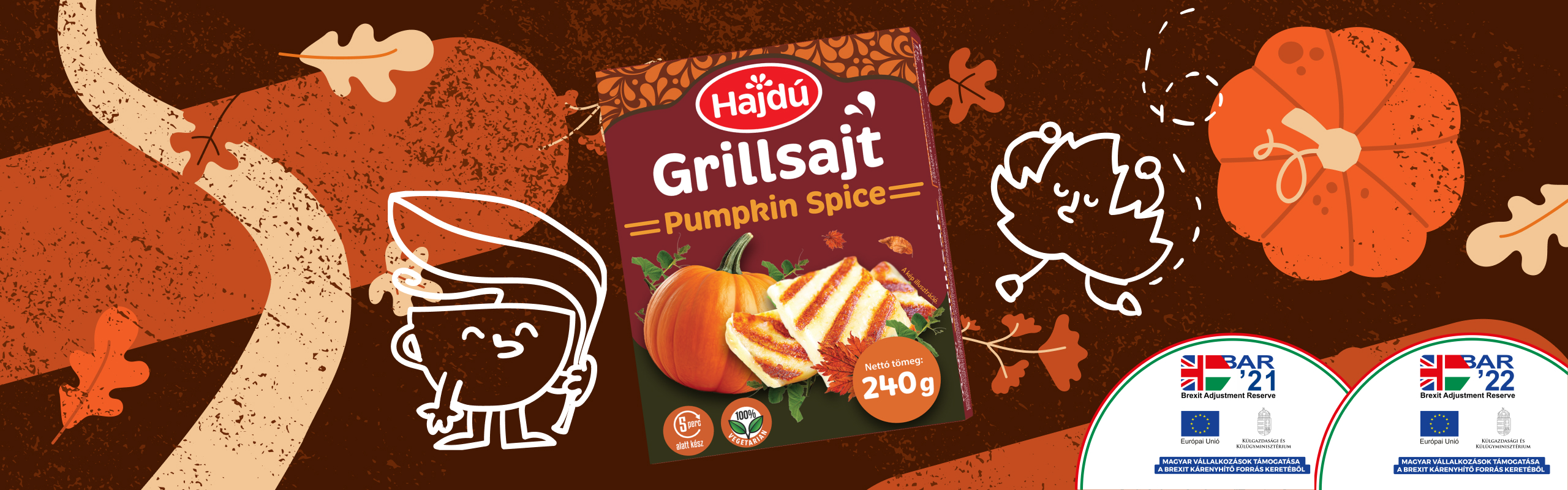Újra itt a Pumpkin Spice fűszeres grillsajt!