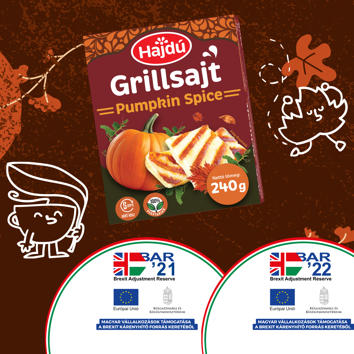 Újra itt a Pumpkin Spice fűszeres grillsajt!