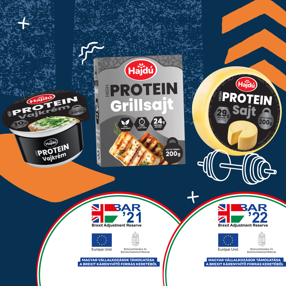 A Hajdú High Protein sajtokkal egyszerűbb fehérjében gazdagabb fogásokat készíteni