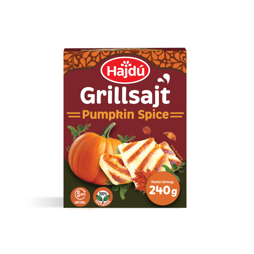 Pumpkin Spice ízesítésű grillsajt